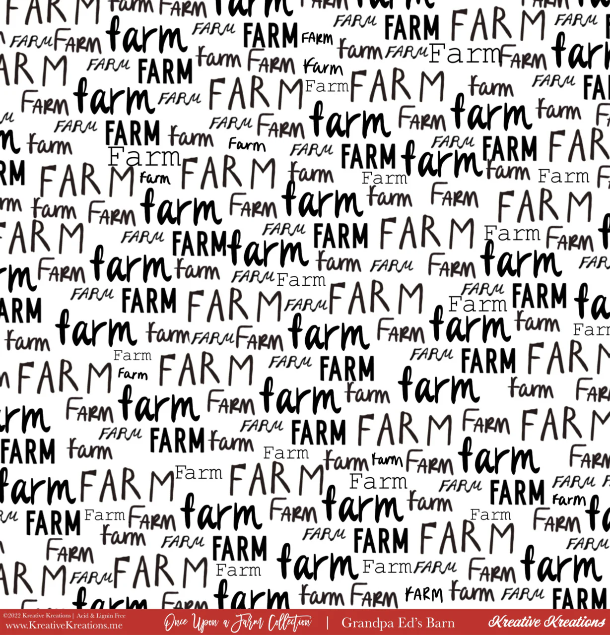 Kreative Kreations Once Upon a Farm 12” x 12” Paper Collection - Image 11