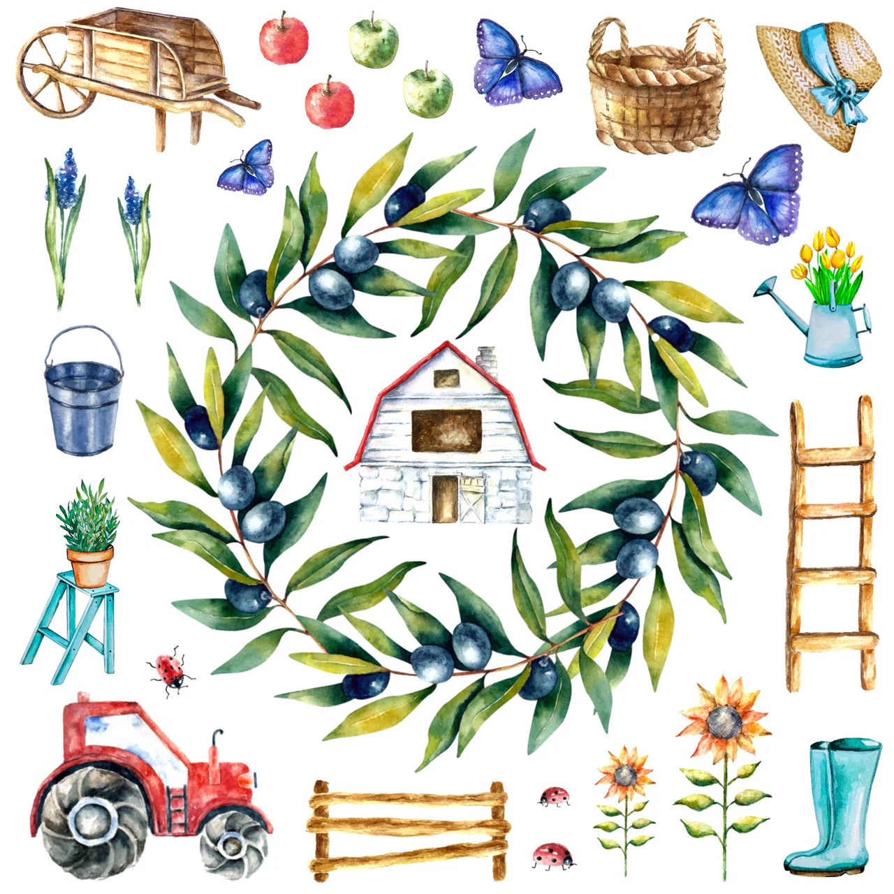Kreative Kreations Once Upon a Farm 12” x 12” Paper Collection - Image 14
