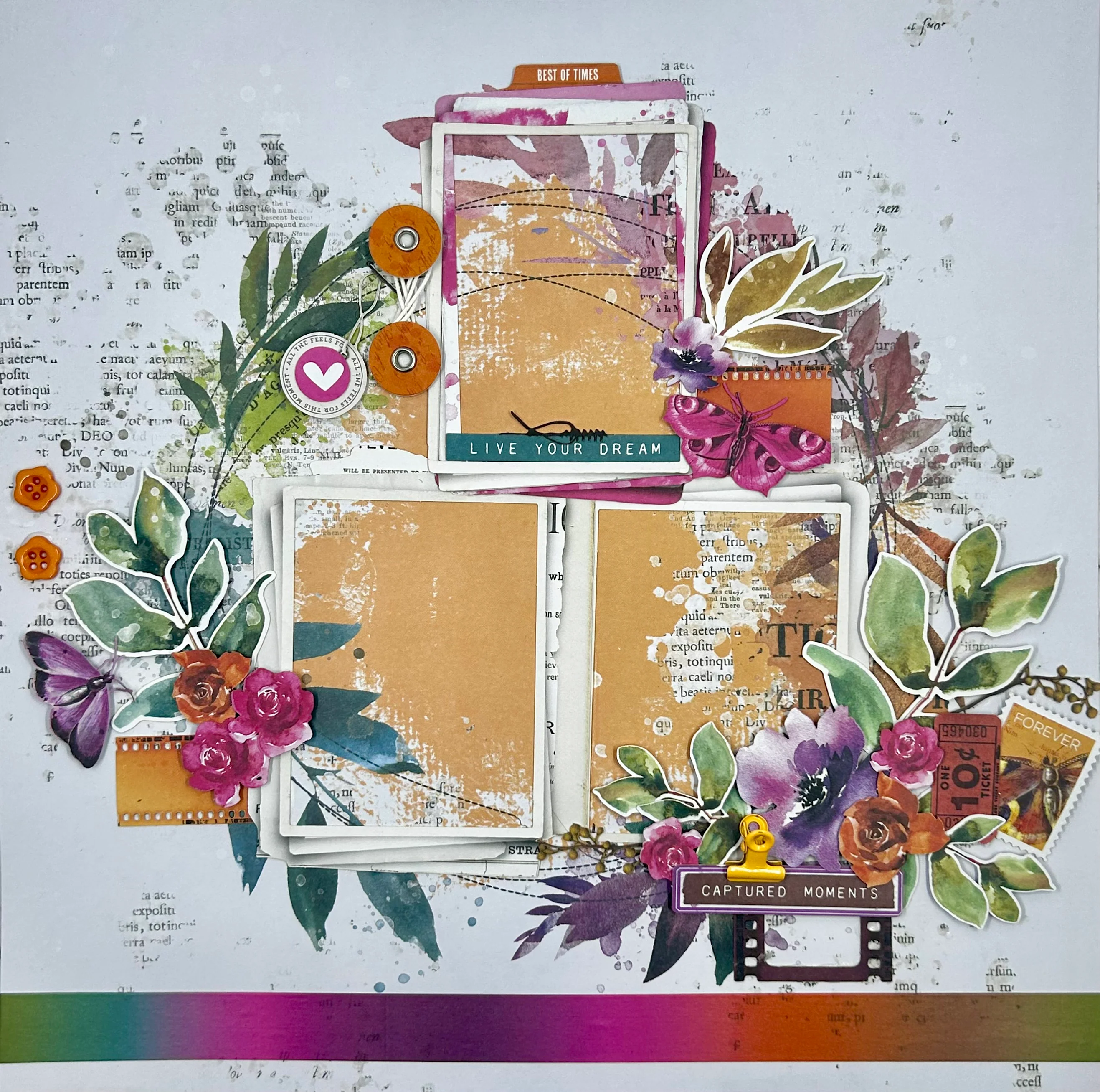 Live Your Dream 2-Page Layout - Image 3