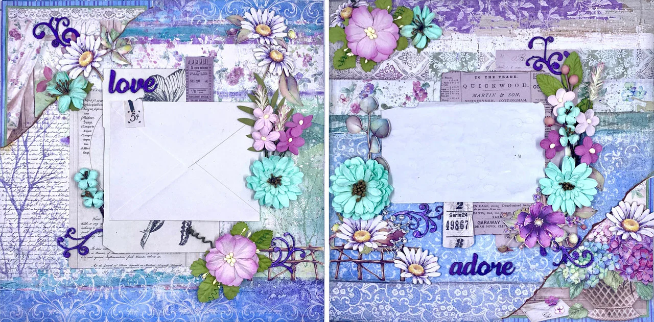 Love & Adore 2-Page Layout