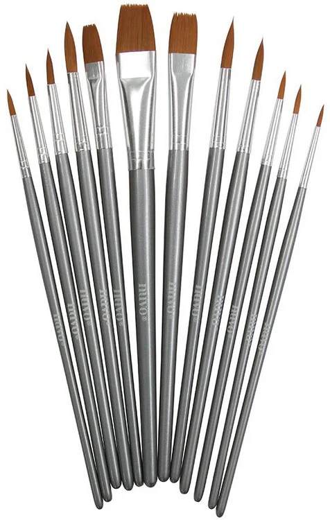 Nuvo 12 Piece Nylon Brush Set - Image 3