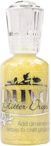 Nuvo Yellow Bird Glitter Drops