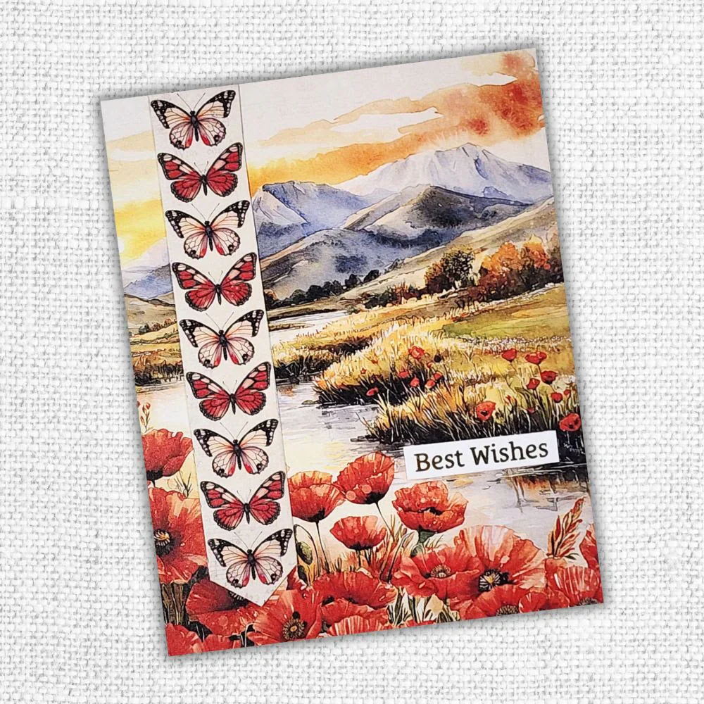 Paper Rose Studio Poppy Garden Basics 12x12 Paper Collection - Image 8