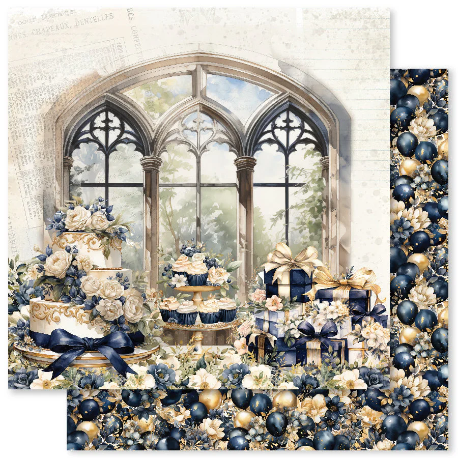 Paper Rose Studio Wedding Blooms 12x12 Paper Collection - Image 4