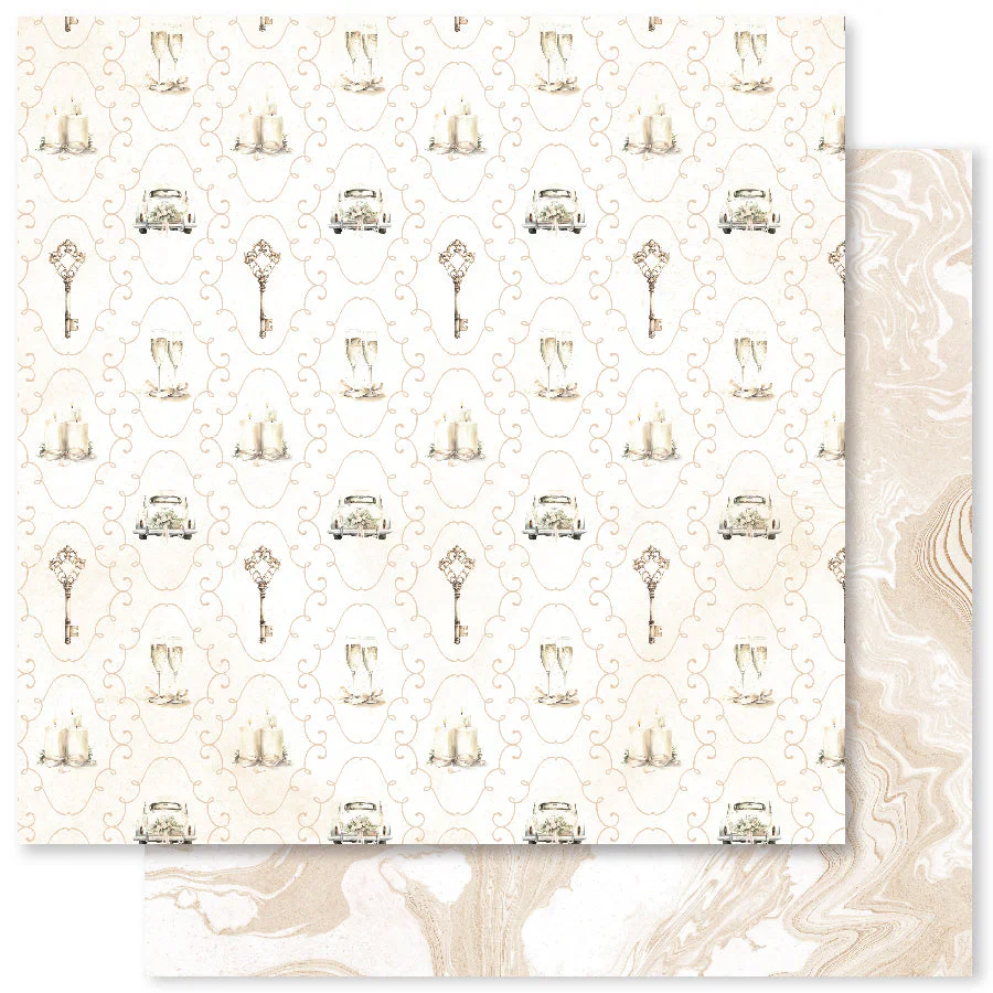 Paper Rose Studio Wedding Joy 12x12 Paper Collection - Image 3