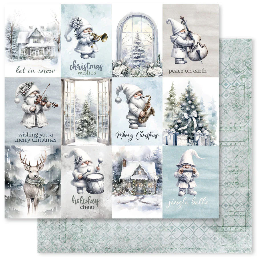Paper Rose Studio White Christmas 12x12 Paper Collection - Image 2
