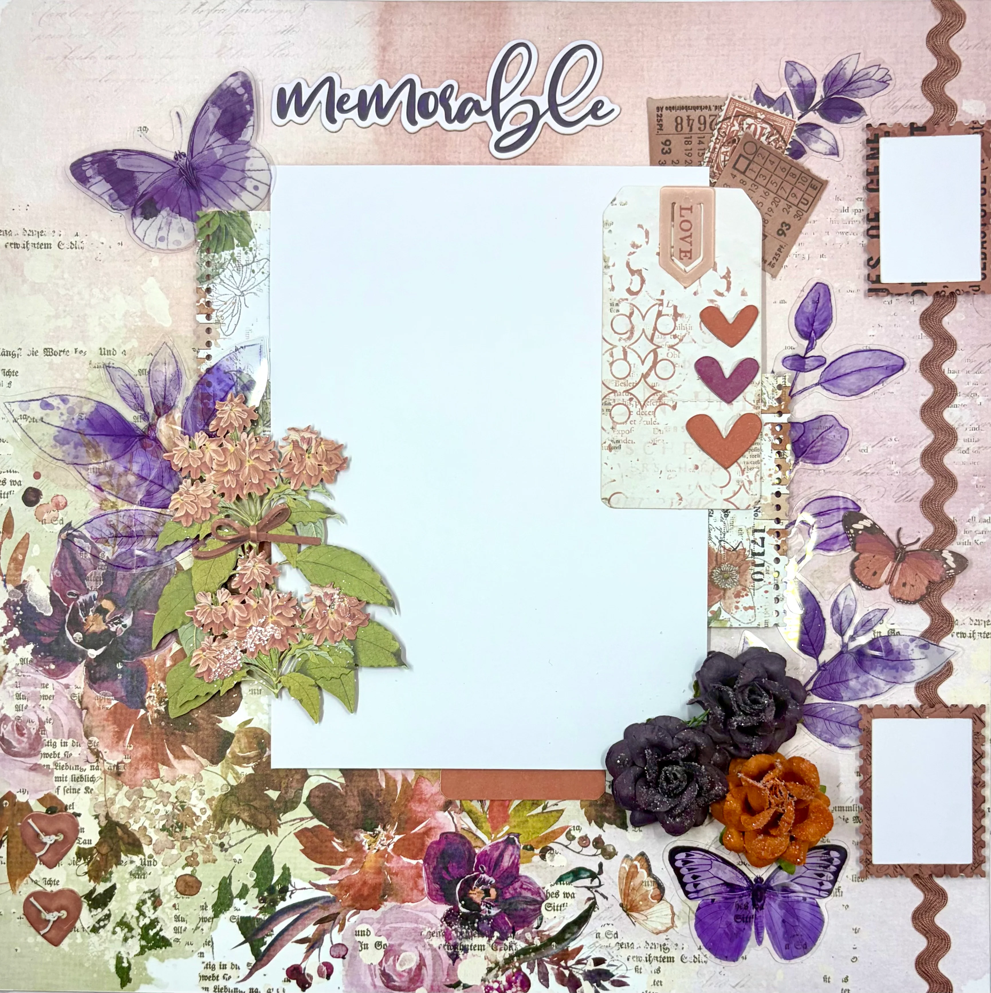 Plum Love 2-Page Layout - Image 2