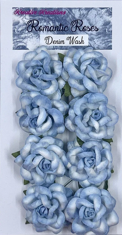 Romantic Roses - Denim Wash - Image 2