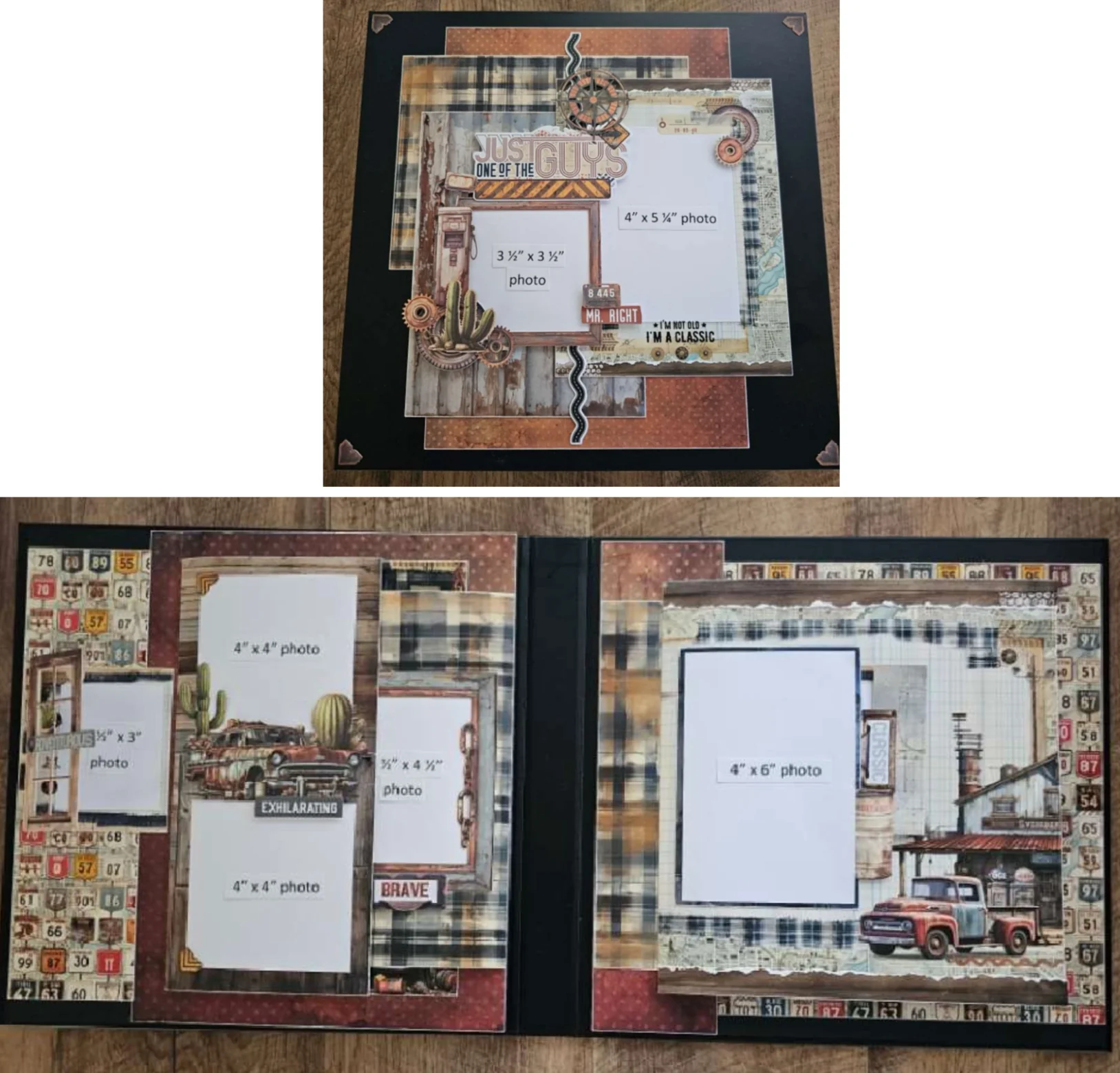Rust & Revs Interactive 12โ x 12โ Layout Album