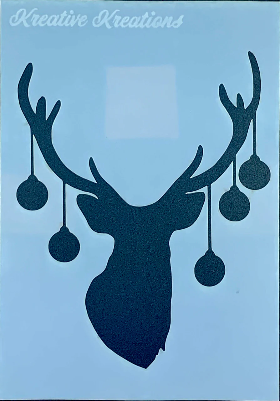 Silent Night 4” x 6” Stencil + Mask - Image 2