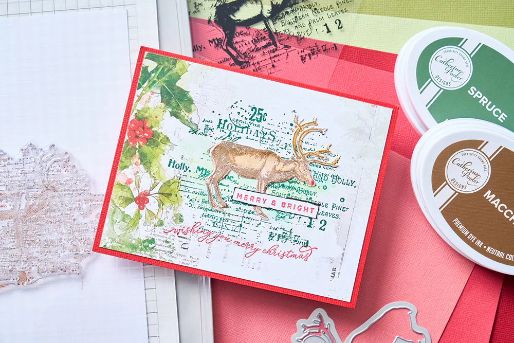 Sizzix Framelit Die Set w/Stamp - Reindeer Mix Cluster by 49 & Market - Image 4