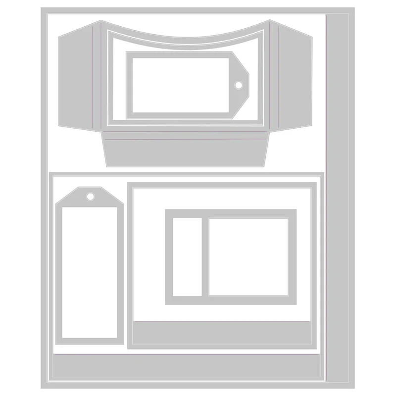 Sizzix Thinlits Plus Die Set - Journal Essential Pages by 49 & Market - Image 5