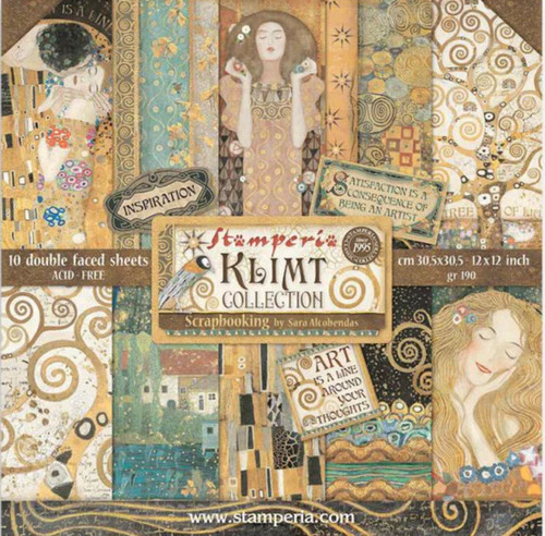 Stamperia (12"x12") Double Face Paper Pack - Klimt - Image 14