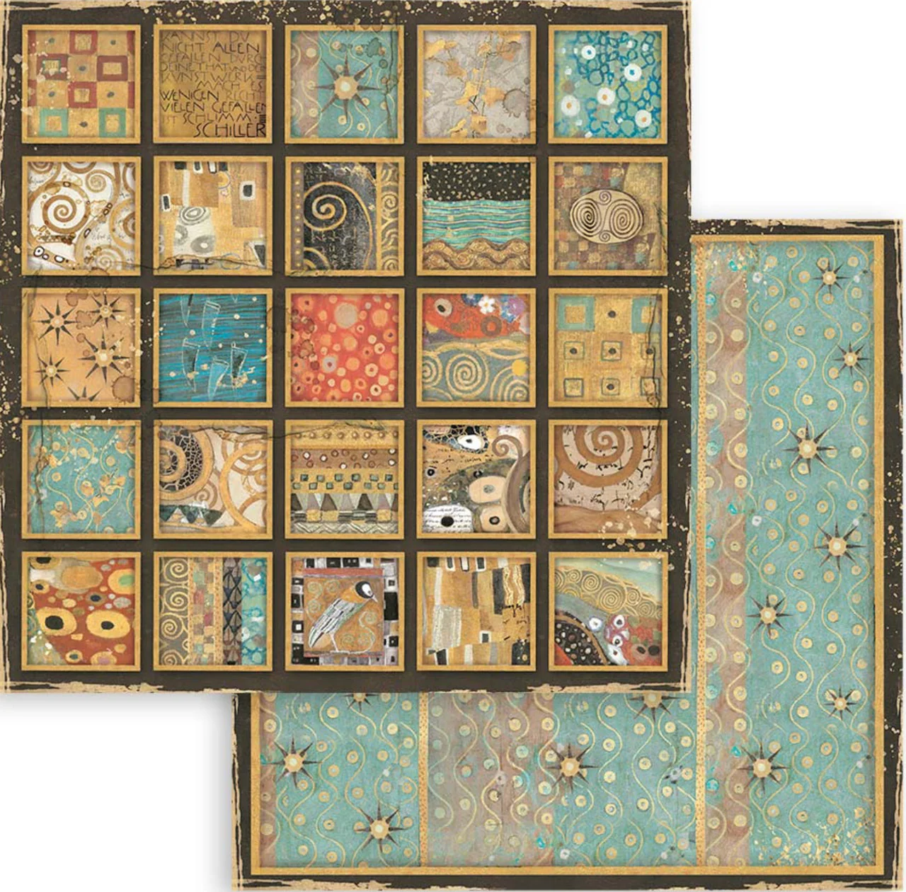 Stamperia (12"x12") Double Face Paper Pack - Klimt - Image 6