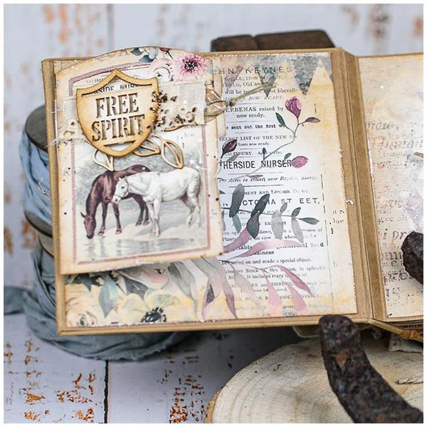 Stamperia 12"x12" Romantic Horses Paper Pack - Image 8