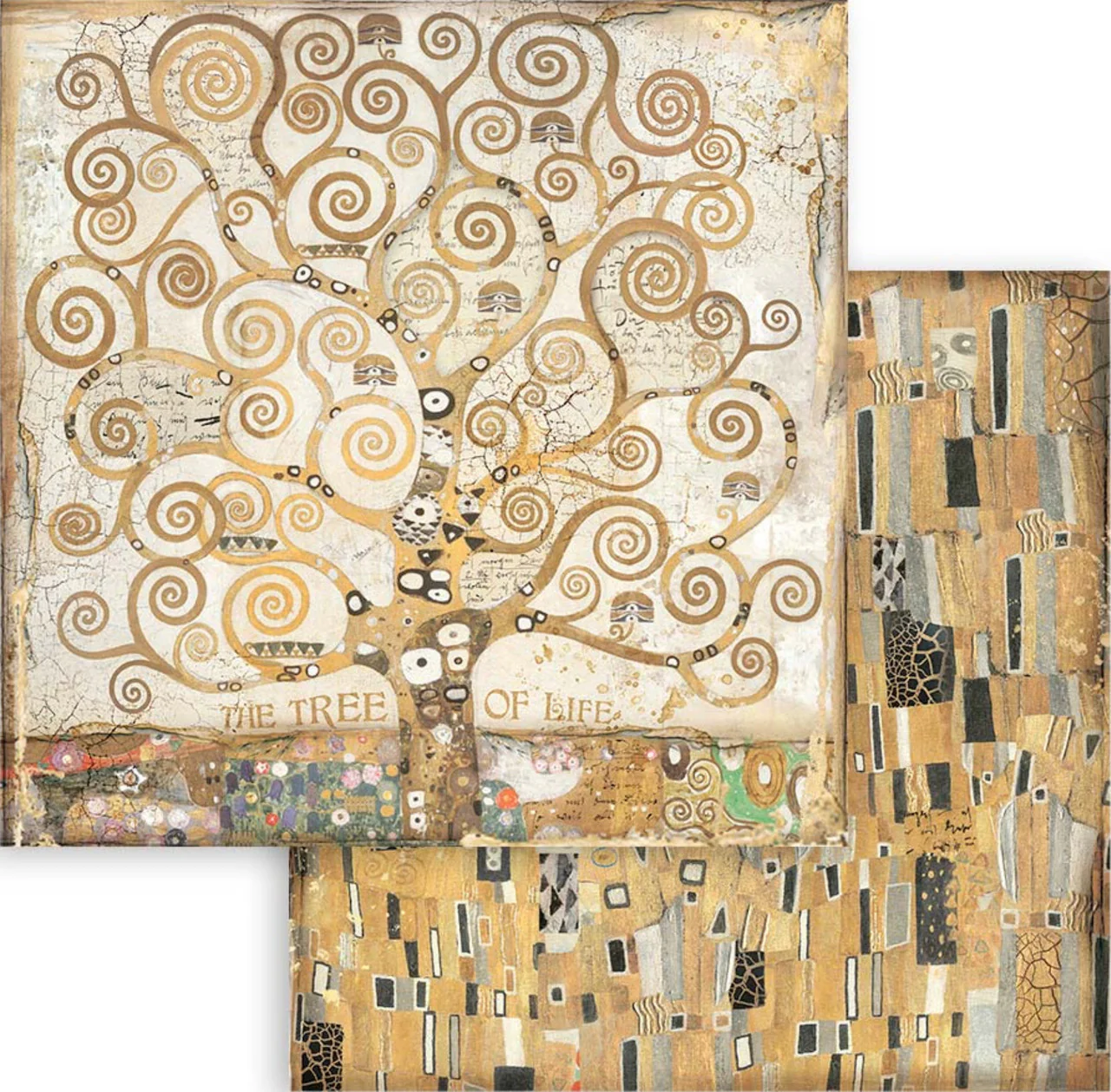 Stamperia (8"x8") Double Face Paper Pack - Klimt - Image 5