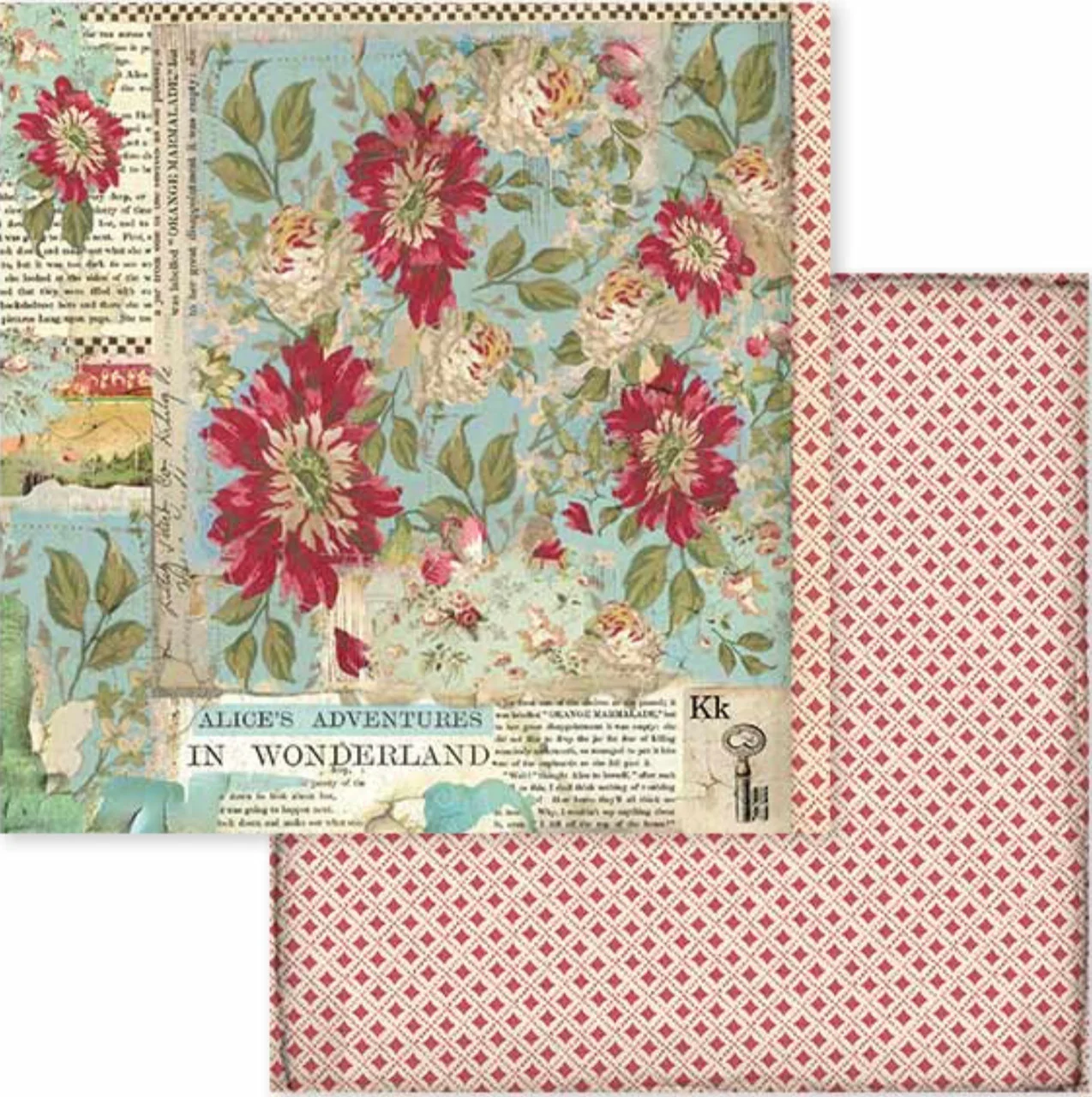 Stamperia Alice in Wonderland Paper Pack 12” x 12” - Image 11
