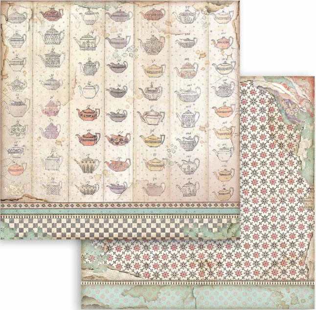 Stamperia Alice Through The Looking Glass 8โ x 8โ Paper Collection - Image 9