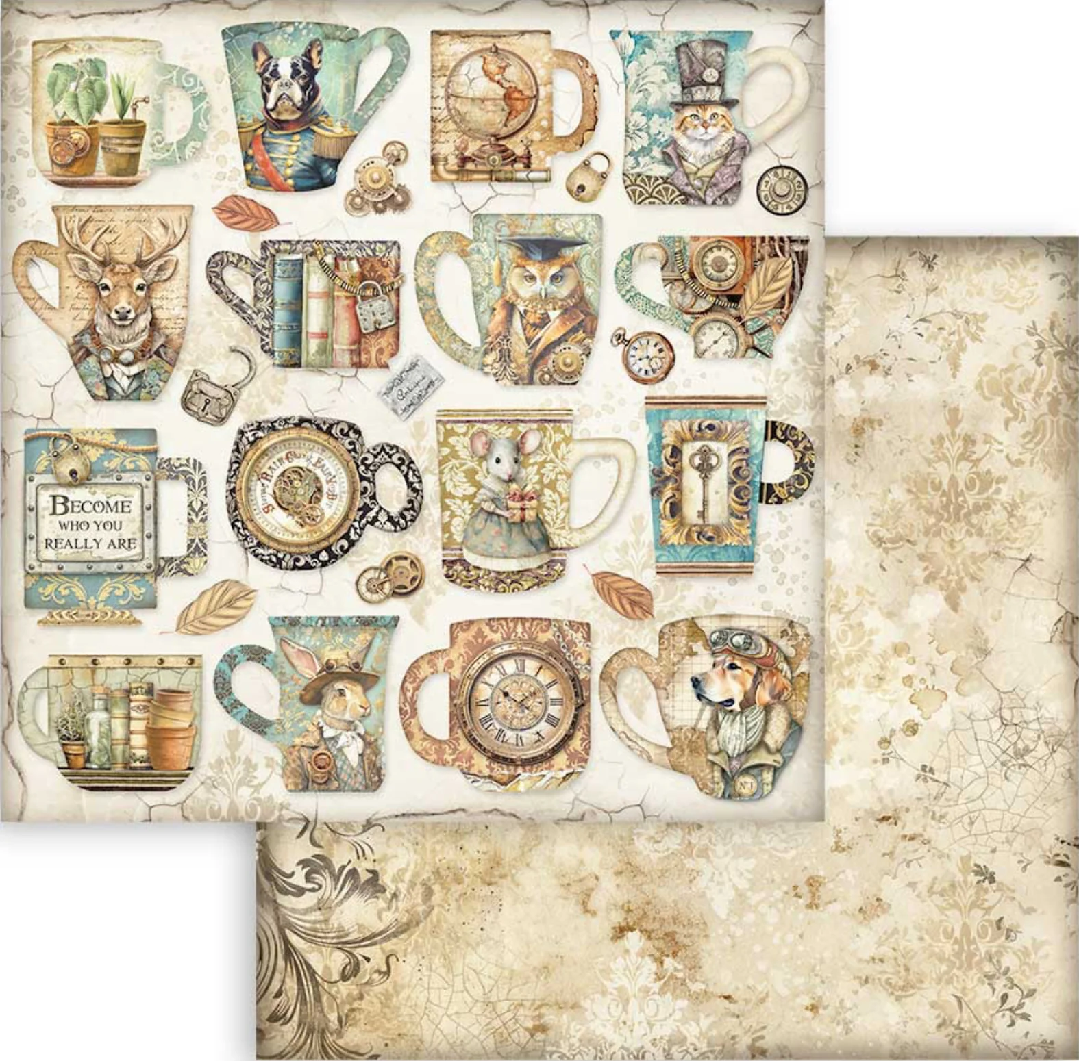 Stamperia Alterego 12โ x 12โ Paper Pad - Image 11