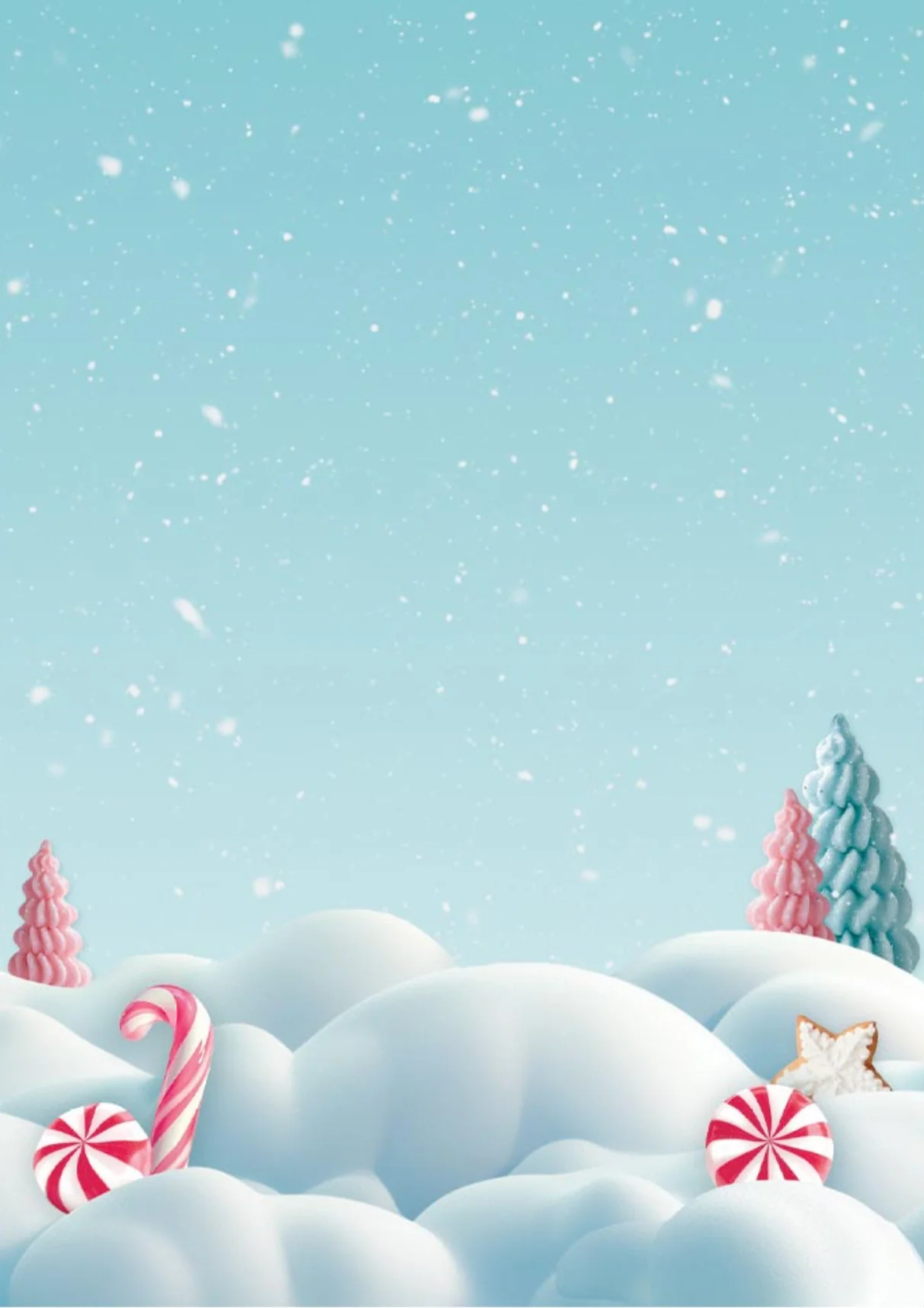 Stamperia Candy Christmas Backgrounds A6 Rice Papers (8/Pk) - Image 4