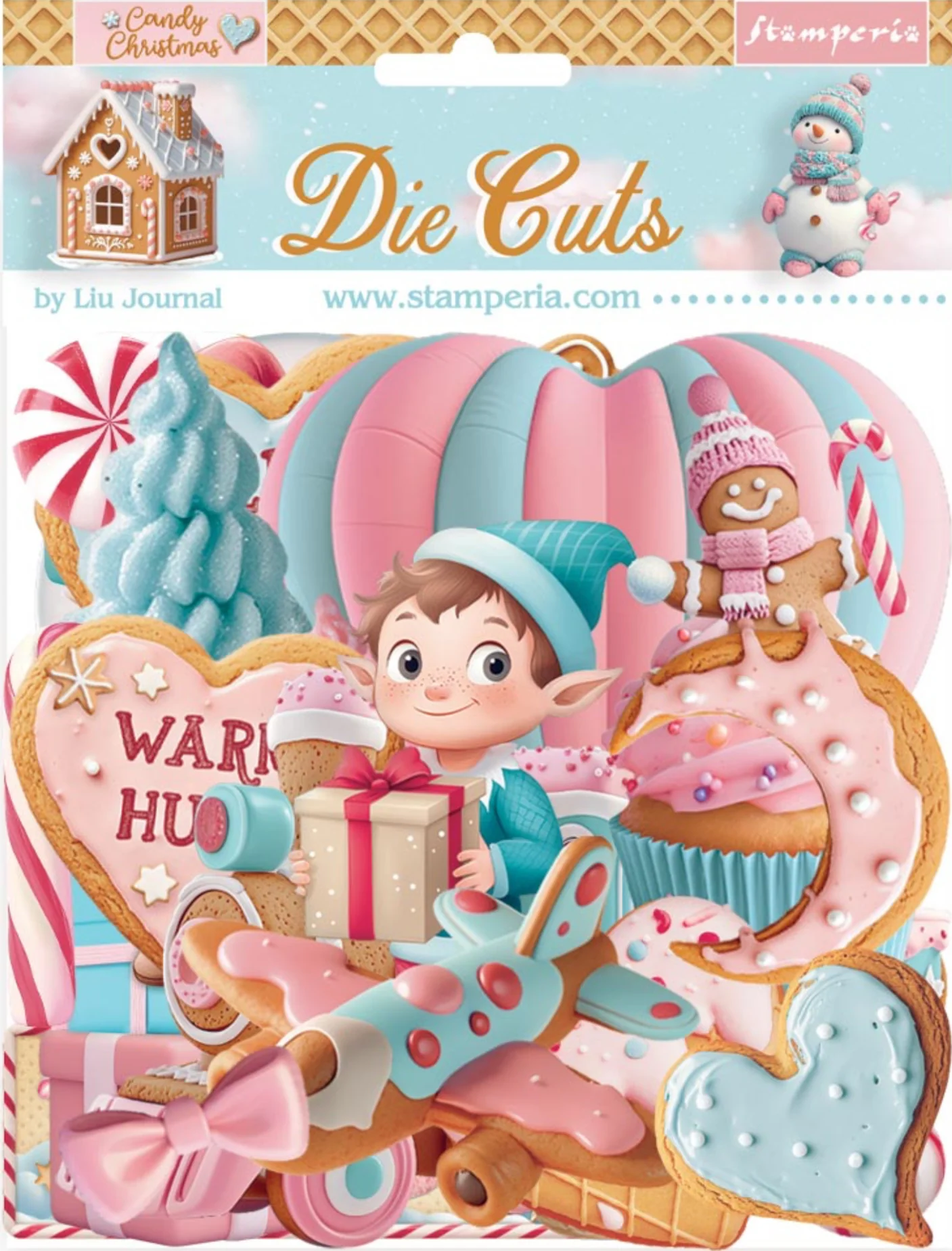 Stamperia Candy Christmas Die Cuts - Image 2
