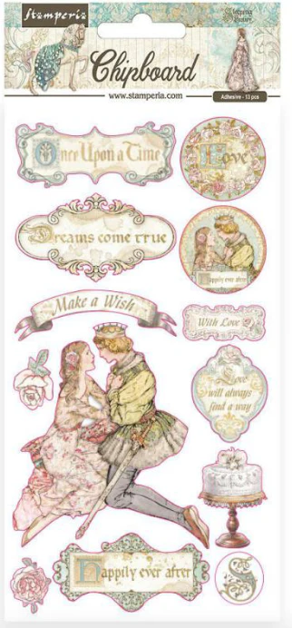 Stamperia Chipboard - Sleeping Beauty