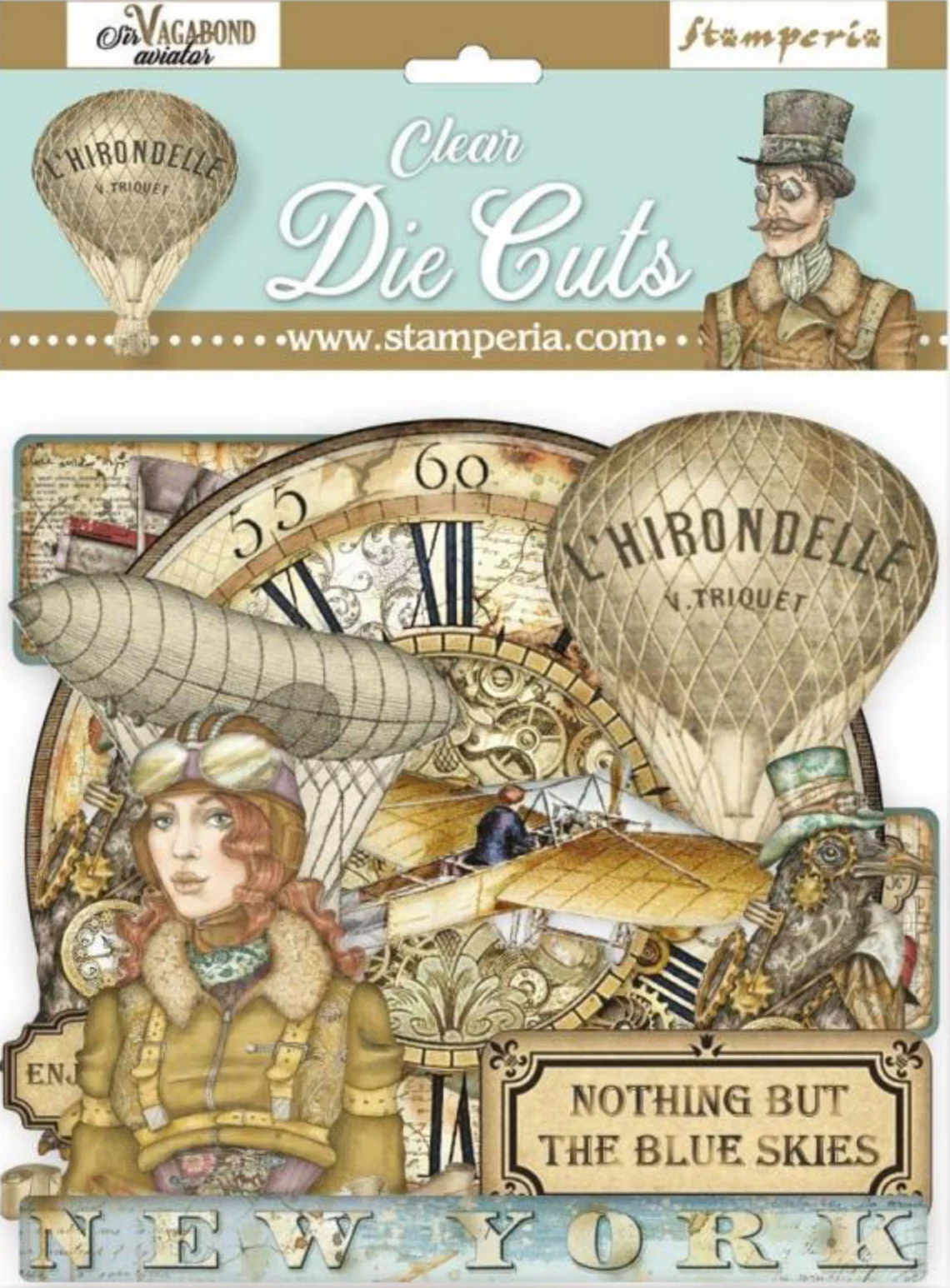 Stamperia Clear Die Cuts - Sir Vagabond Aviator - Image 2
