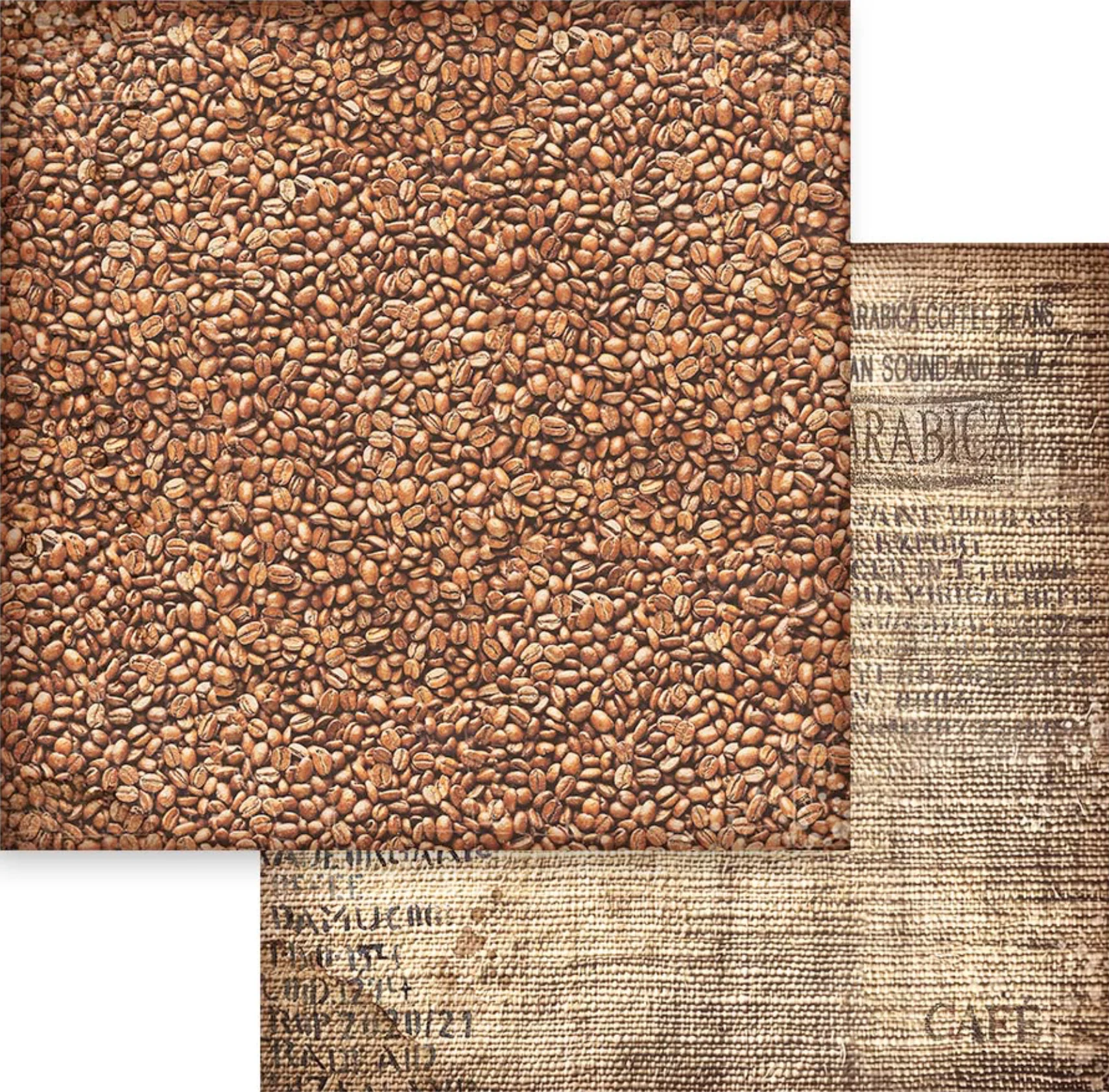 Stamperia Coffee and Chocolate Backgrounds 8” x 8” Paper Collection - Image 9