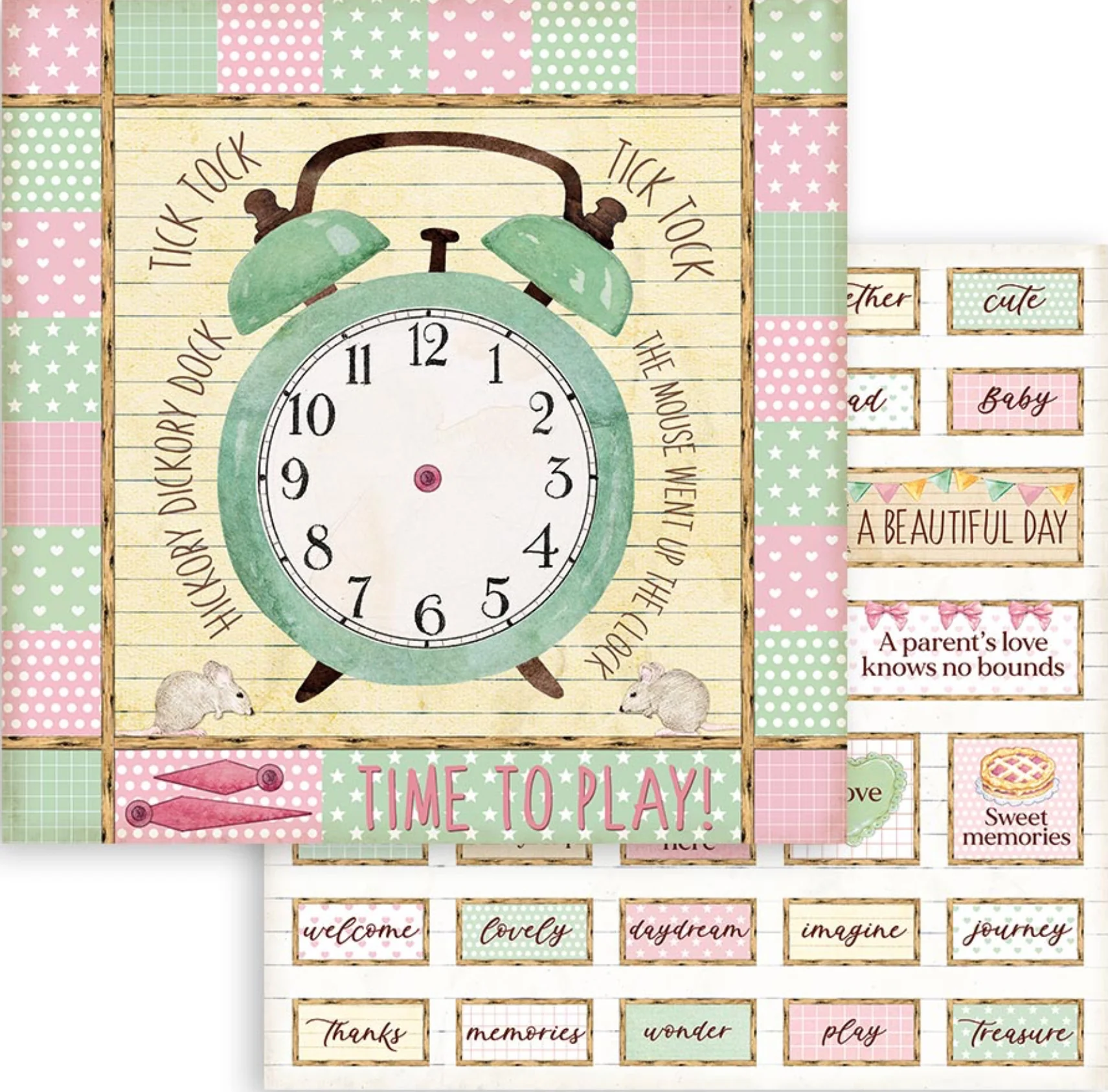 Stamperia Daydream 8” x 8”  Paper Collection - Image 7