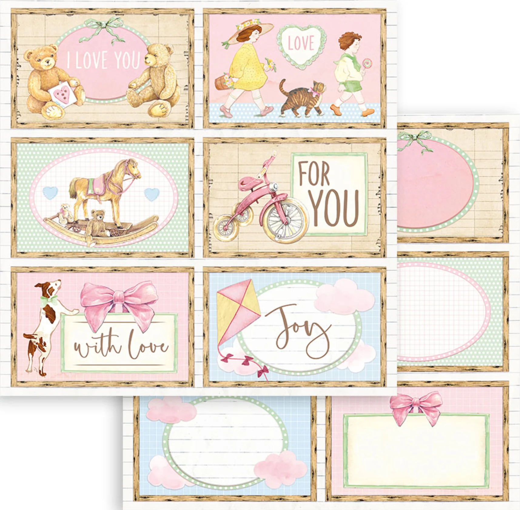 Stamperia Daydream 8” x 8”  Paper Collection - Image 9