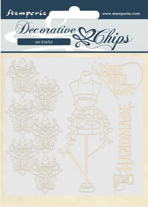 Stamperia Decorative Chips - Couture Threads - Image 2