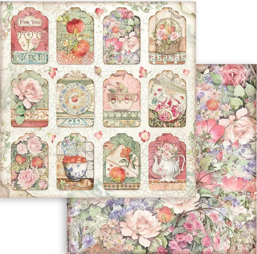 Stamperia Double Face 12” x 12” Paper Collection - Casa Granada - Image 10