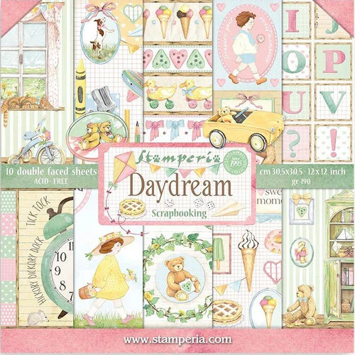 Stamperia Double Face 12” x 12” Paper Collection - DayDream - Image 12