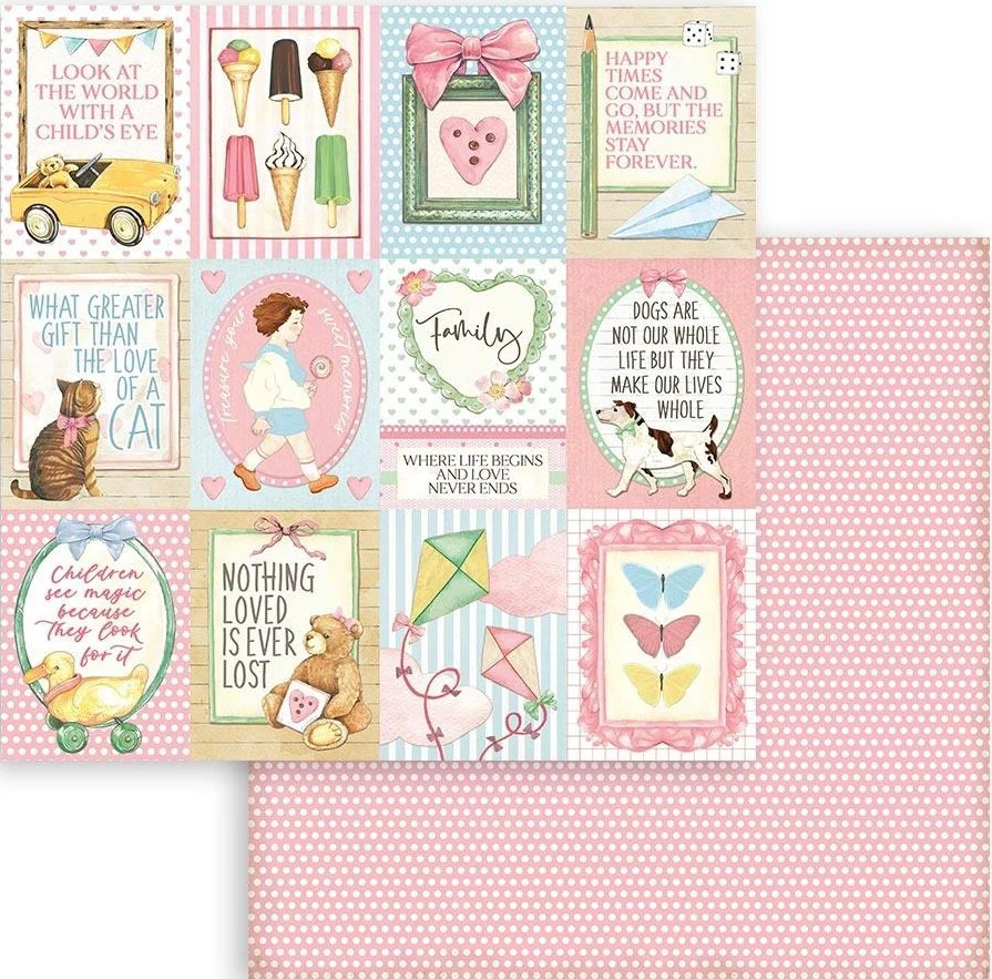 Stamperia Double Face 12” x 12” Paper Collection - DayDream - Image 7