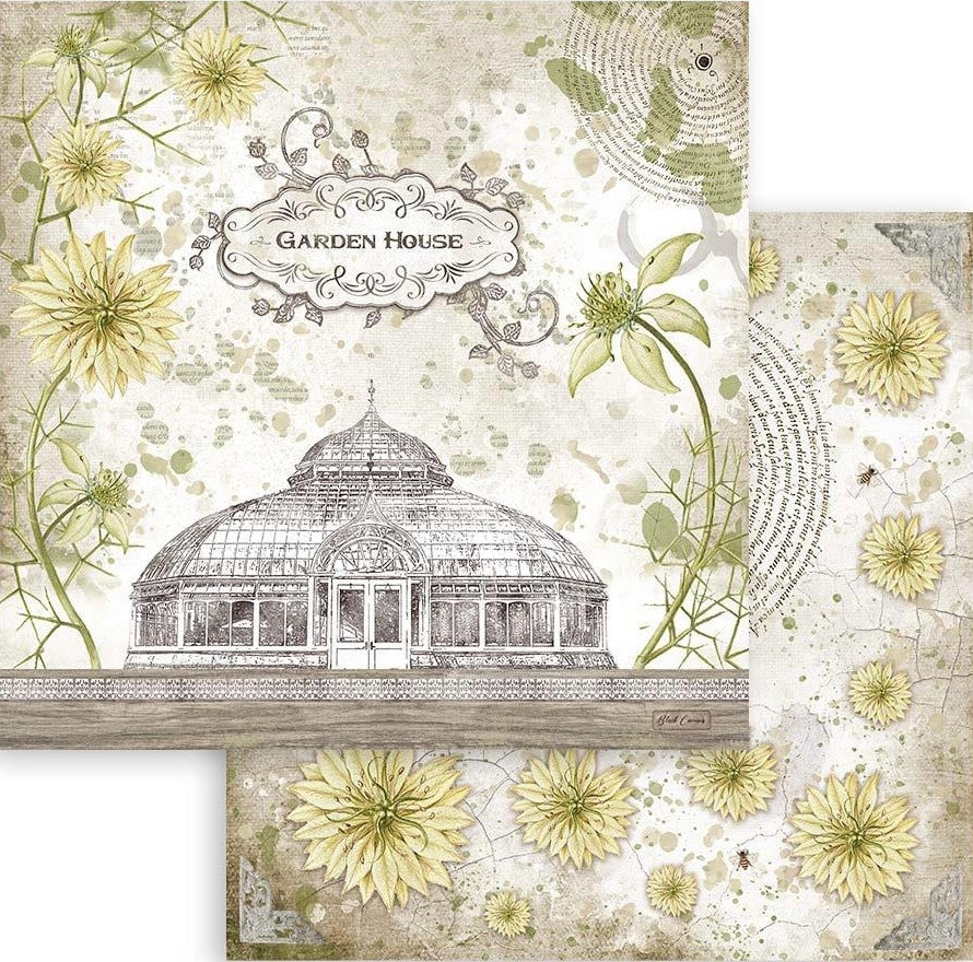 Stamperia Double Face 12โ x 12โ Paper Collection - Romantic Garden House - Image 4