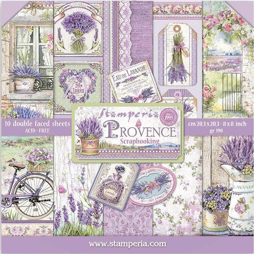 Stamperia Double Face 8” x 8” Paper Collection - Provence 2.0 - Image 12