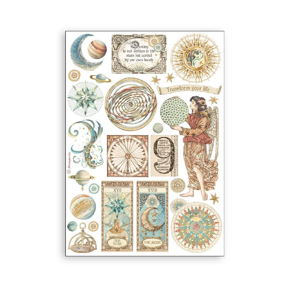Stamperia Fortune Washi Pad (8 Sheets) - Image 6