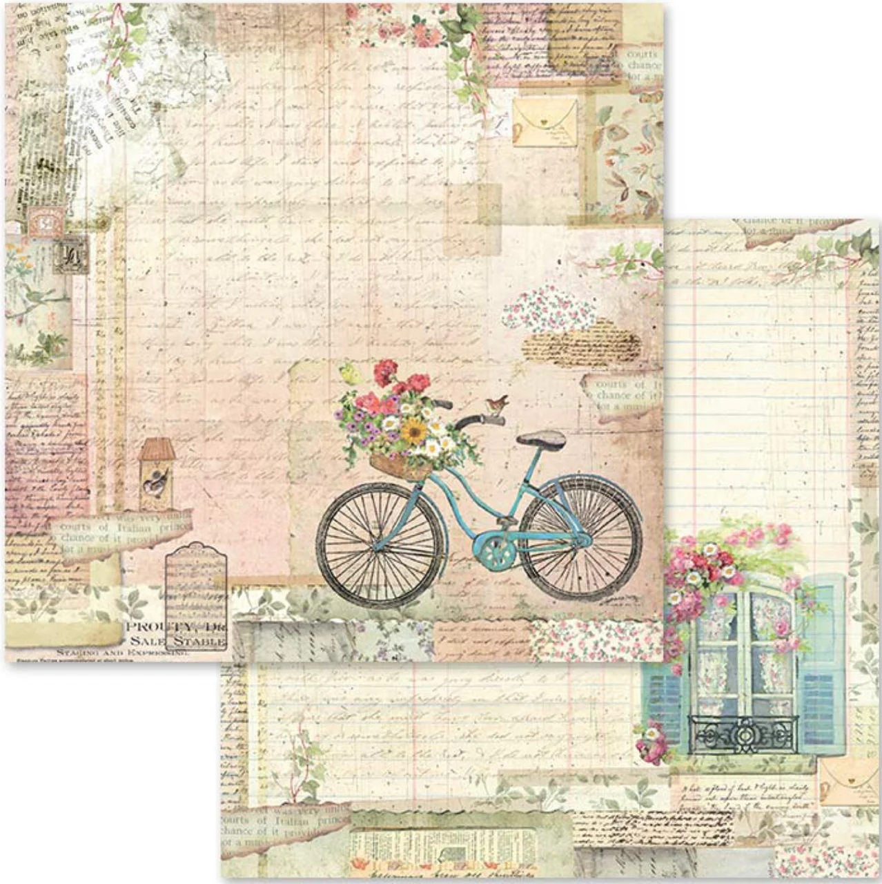Stamperia Garden Paper Pack 12” x 12” - Image 4