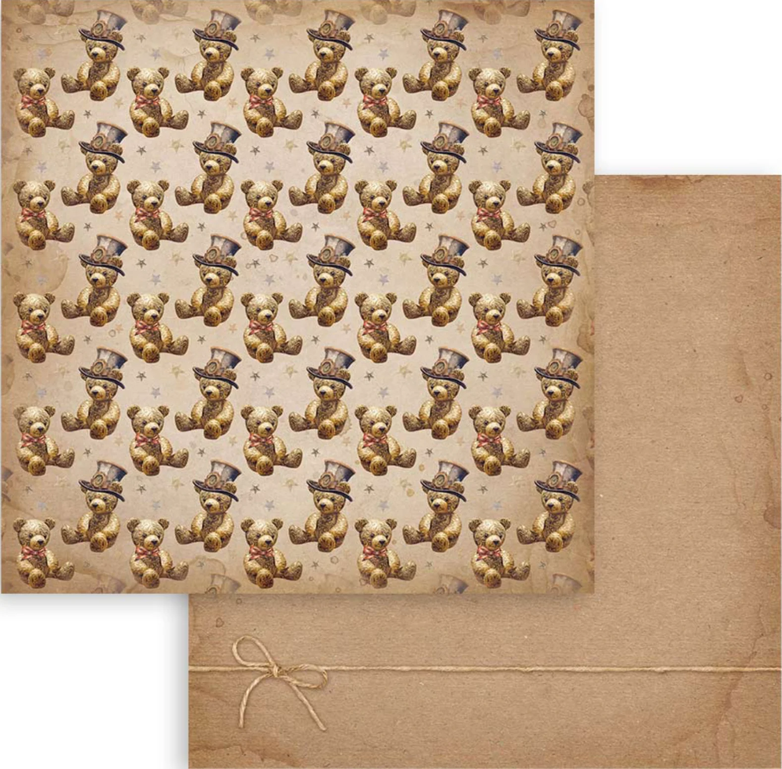 Stamperia Gear up for Christmas Backgrounds 12โ x 12โ Paper Pad - Image 9