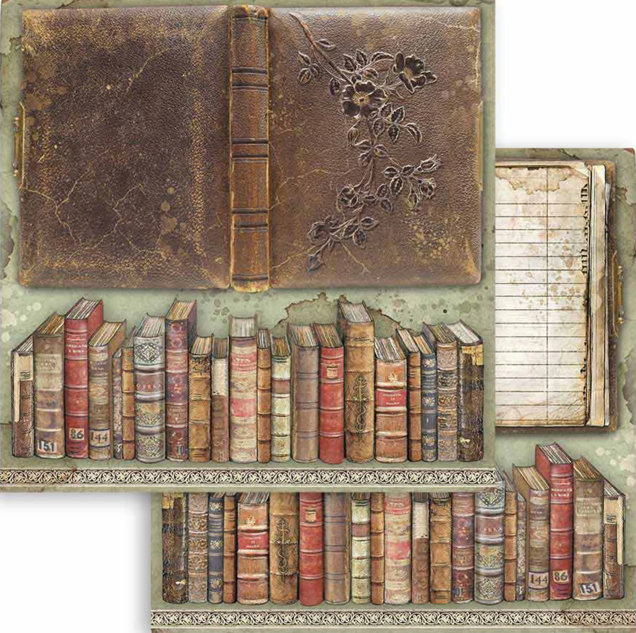 Stamperia Lady Vagabond 12” x 12” Paper Pack - Image 13