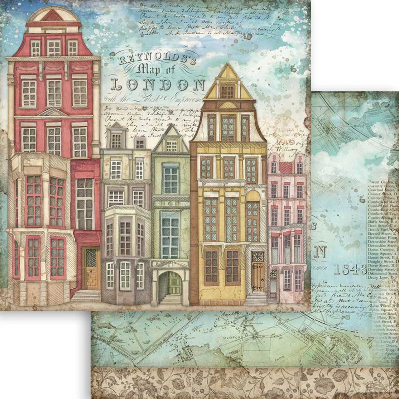 Stamperia Lady Vagabond 12” x 12” Paper Pack - Image 4