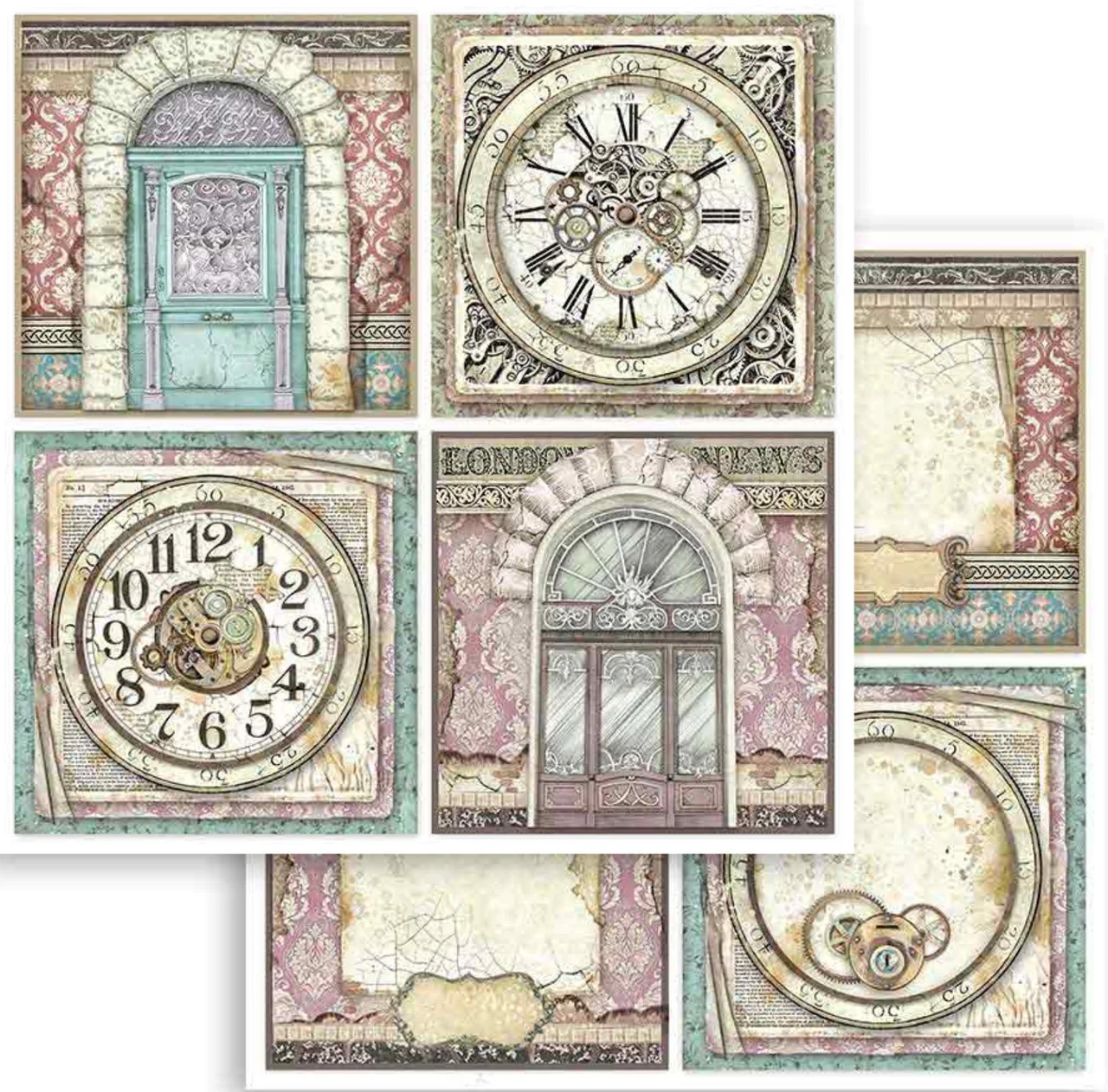 Stamperia Lady Vagabond 12” x 12” Paper Pack - Image 8