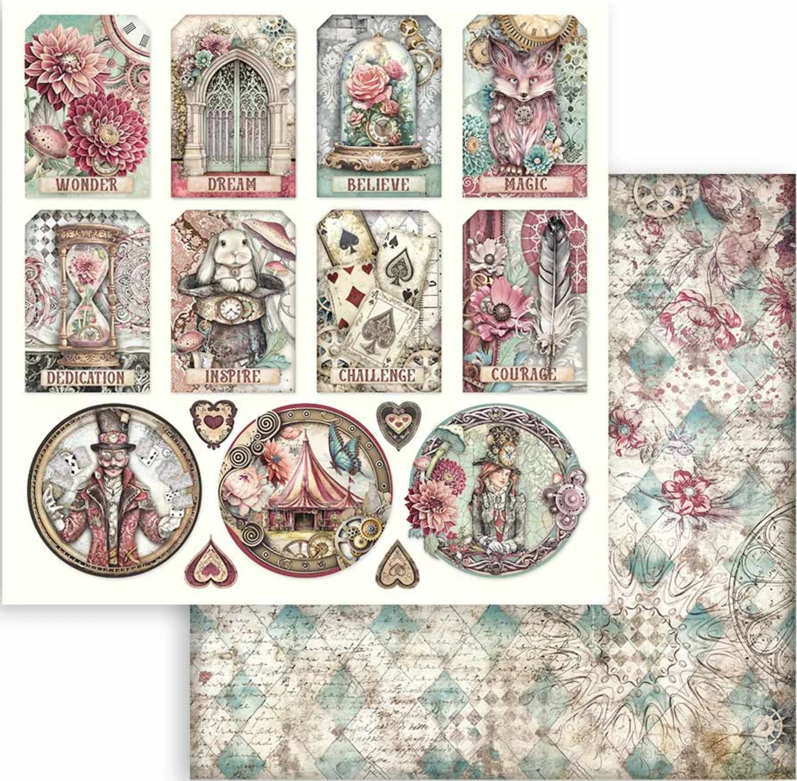 Stamperia Master of Magic 12” x 12” Paper Pad - Image 12