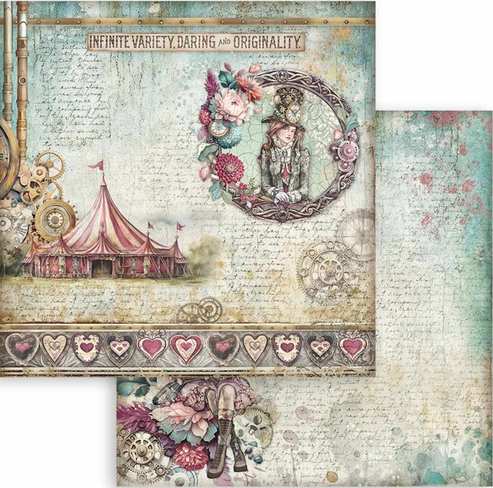 Stamperia Master of Magic 12” x 12” Paper Pad - Image 5