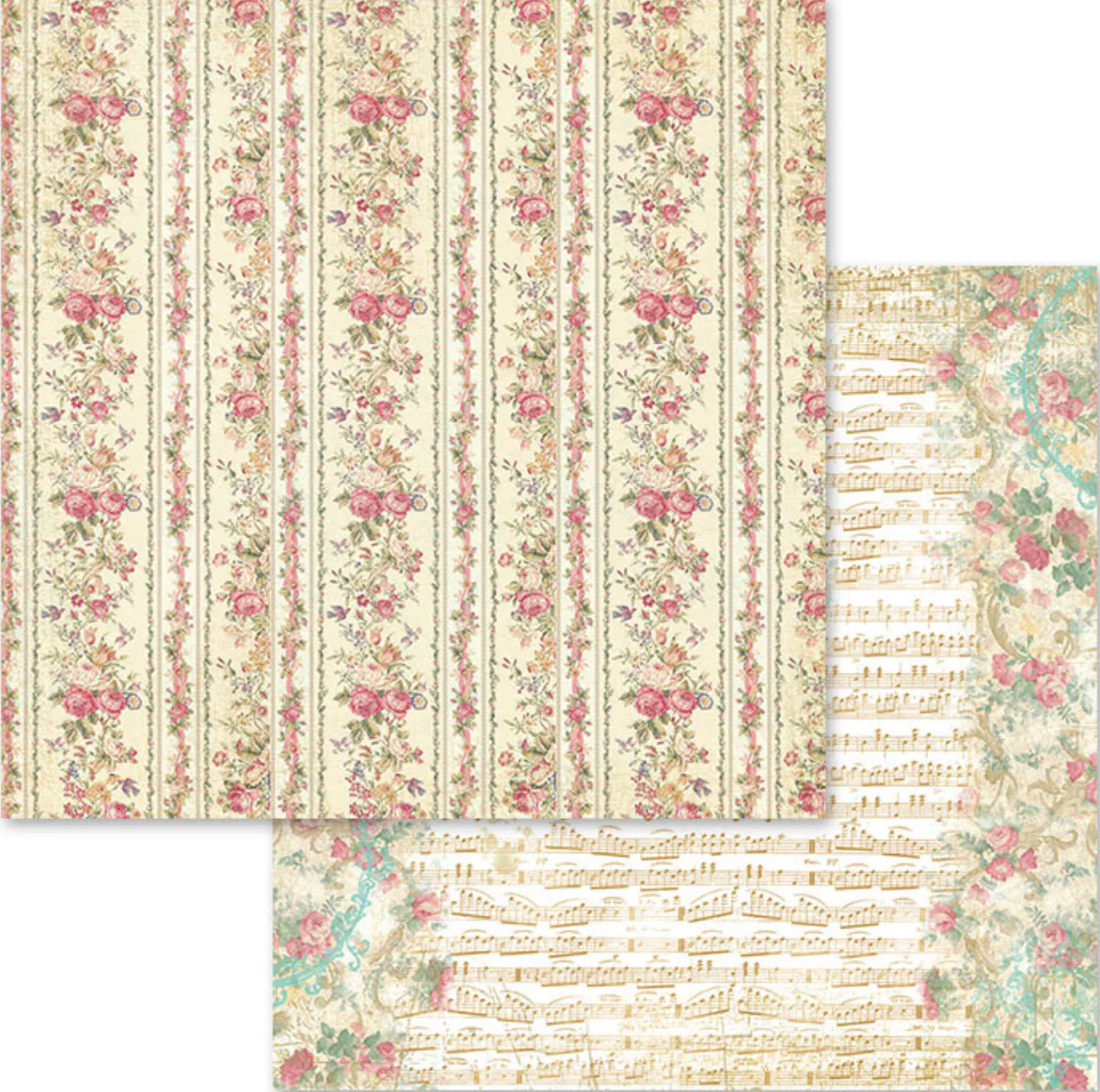 Stamperia Precious Paper Pack 12” x 12” - Image 7