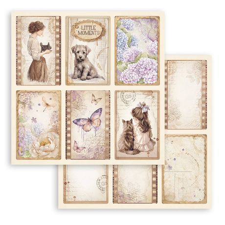 Stamperia Quiet Days 8โ x 8โ Paper Pad - Image 12