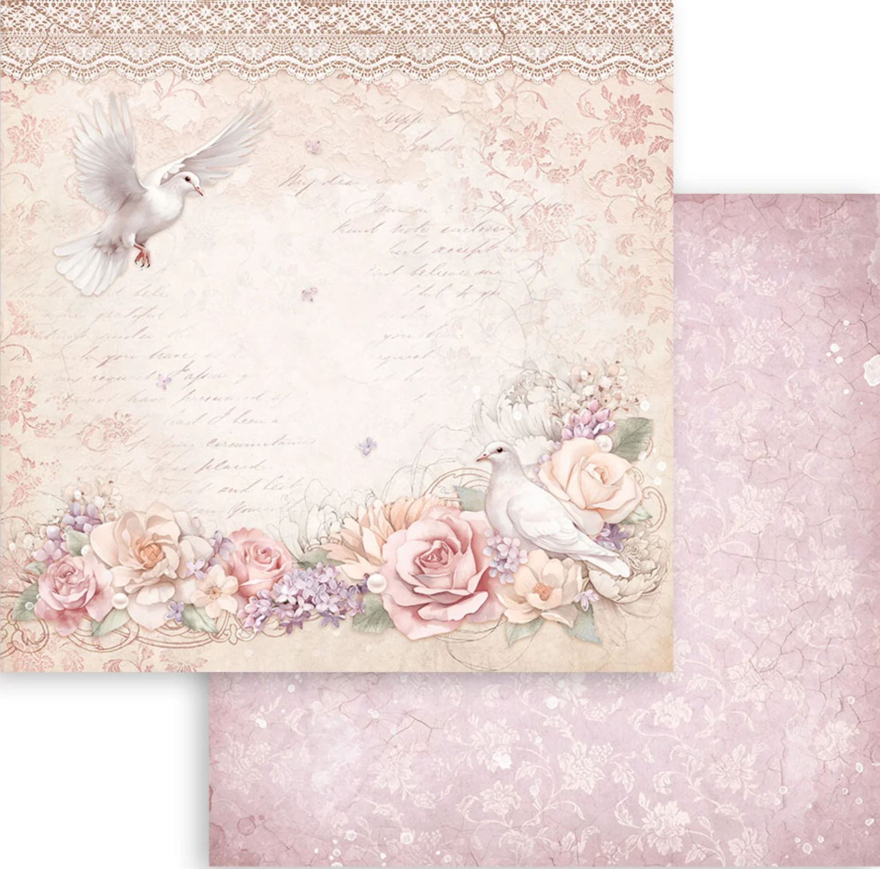 Stamperia Romance Forever 8” x 8” Paper Collection - Image 5