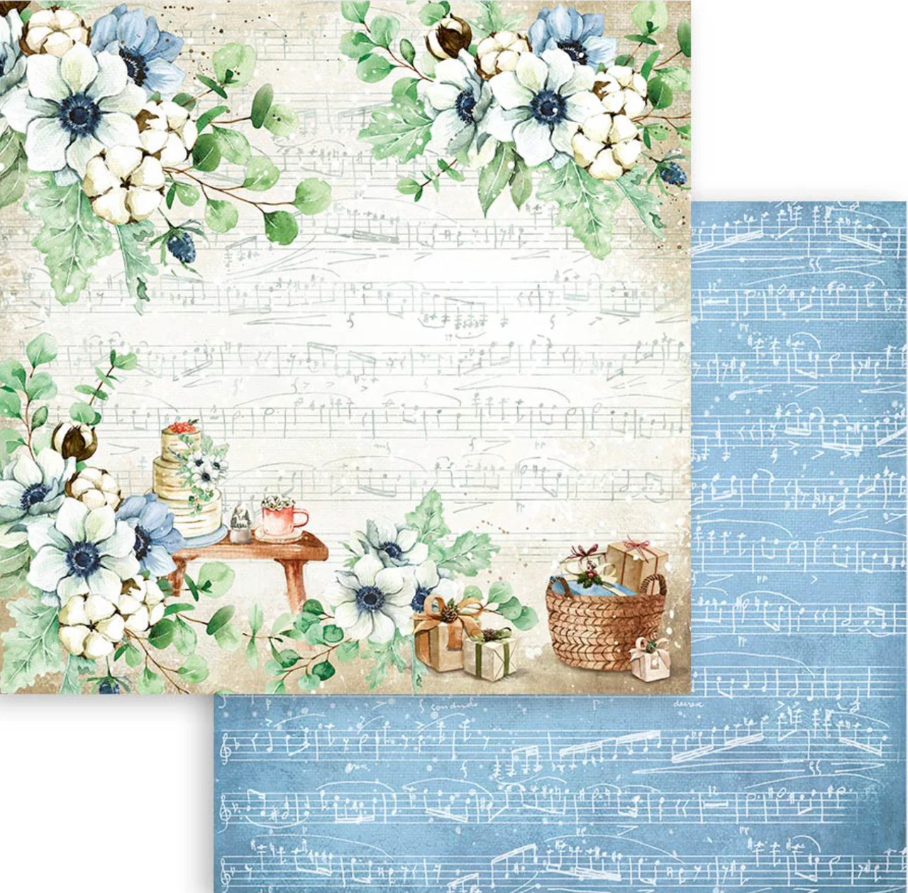 Stamperia Romantic Collection - Cozy Winter 12โ x 12โ Paper Collection - Image 4