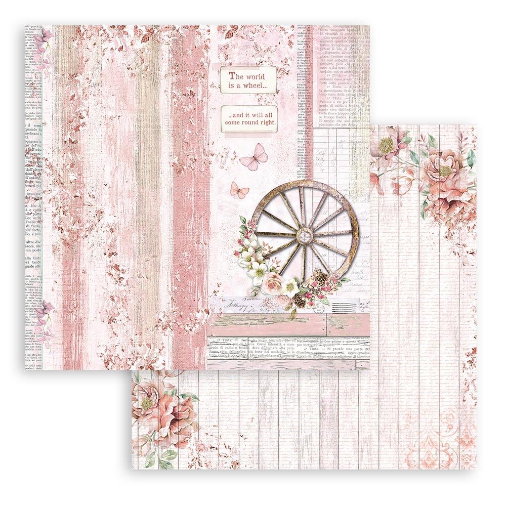 Stamperia Roseland 8” x 8”  Paper Collection - Image 4