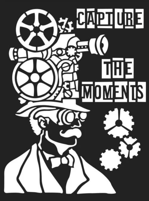 Stamperia Stencil Capture the Moments - Image 3